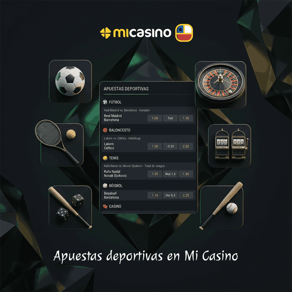Mi Casino Apuestas Deportivas Chile: Deportes, Cuotas y Apuestas en Vivo