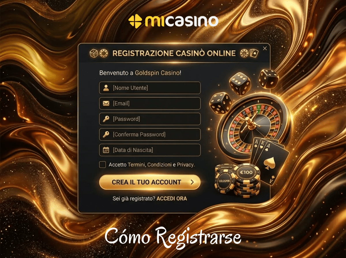 En Mi Casino es fácil registrarse en un par de pasos