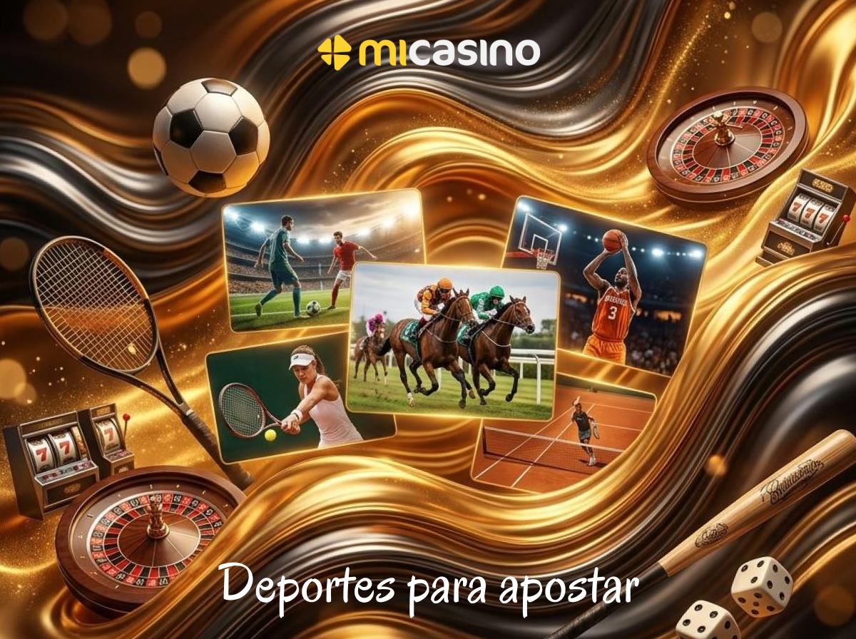 Mi Casino ofrece una amplia selección de deportes en los que apostar