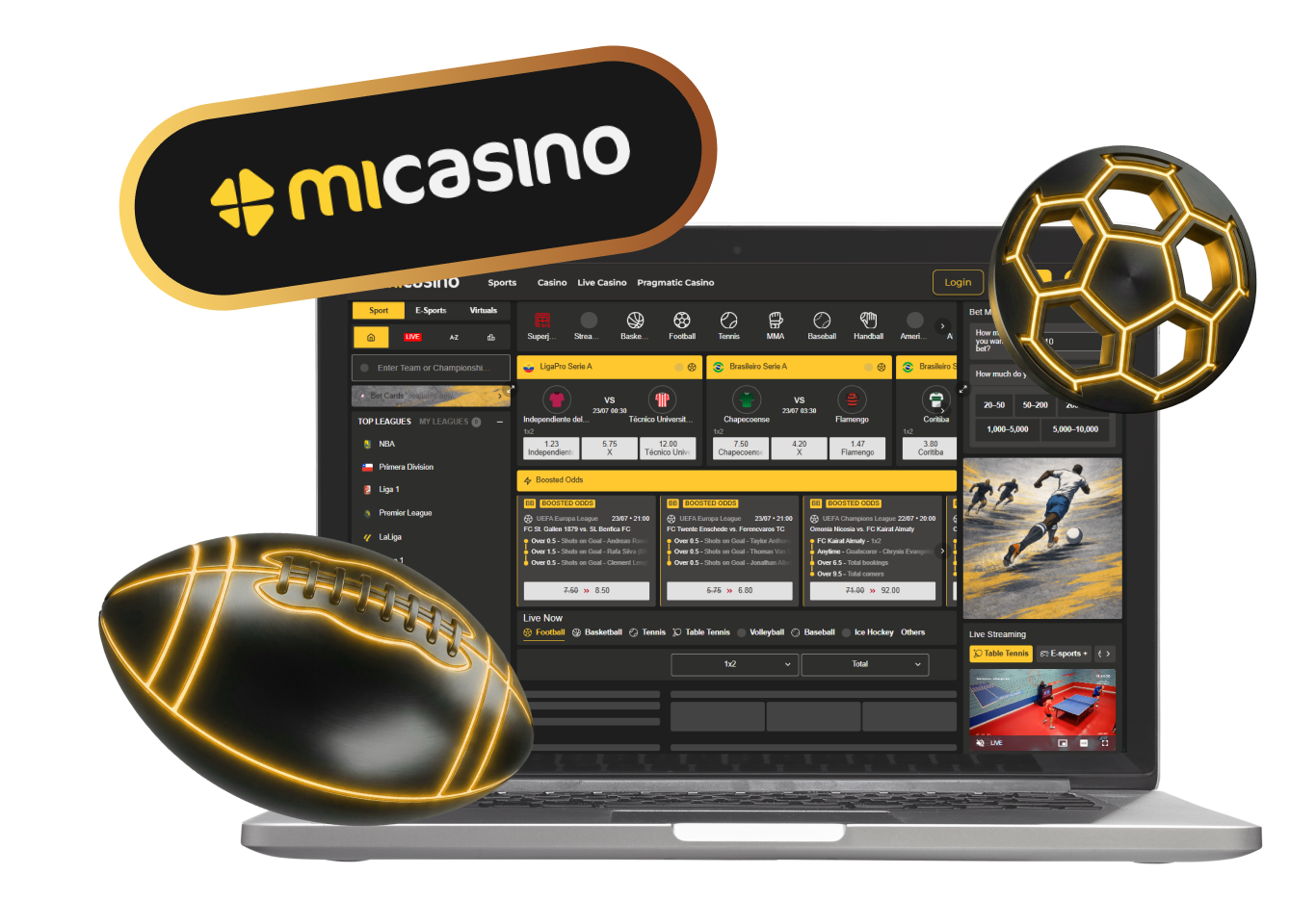 Mi Casino ofrece apuestas deportivas a jugadores en España