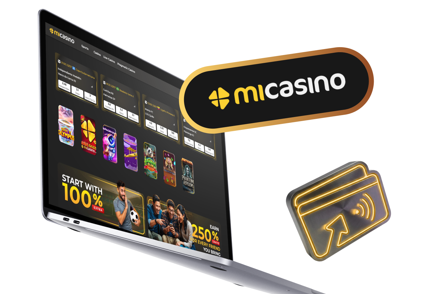 Puedes realizar un depósito en Mi Casino en tan solo unos pasos