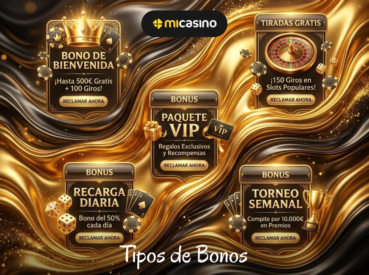 Mi Casino ofrece diversas opciones de bonos para España